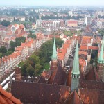 Gdansk - Danzig Ausblick vom Dach der Marienkirche 2011