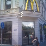 Der erste McDonalds in Riga