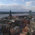 Blick auf Riga von der St. Peters Curch, 2011